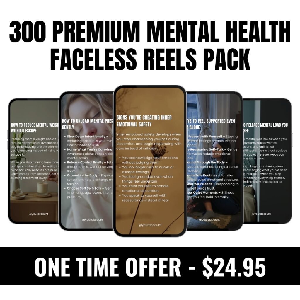 Ultimate Mental Health Reels Pack 300 Reels Upgrade